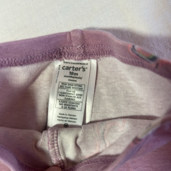 Carter's - Lavender Unicorn Pajama Set - Picture 5 of 5